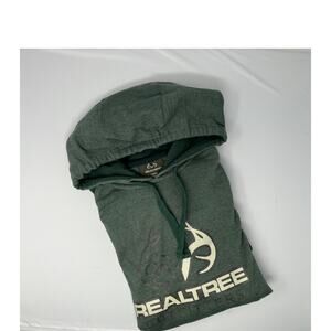 RealTree Outfitters Hoodie Men's size Large Two Tone Green Pre-Owned Cotton/Poly